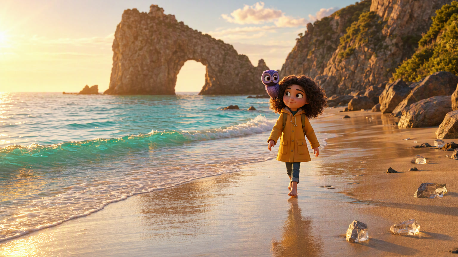 Sam and Vibo exploring the golden coast